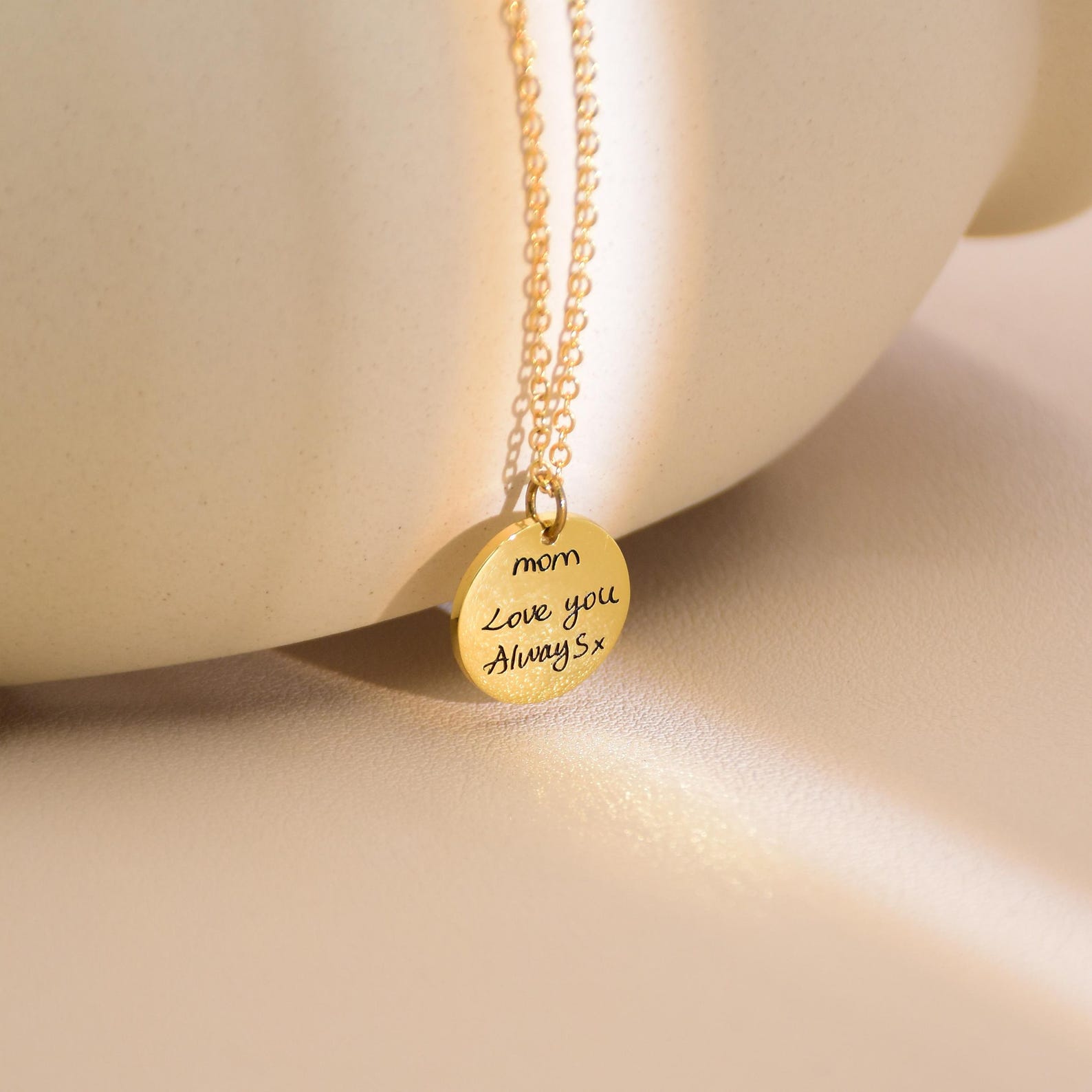 Handwritten Note Necklace - My Store