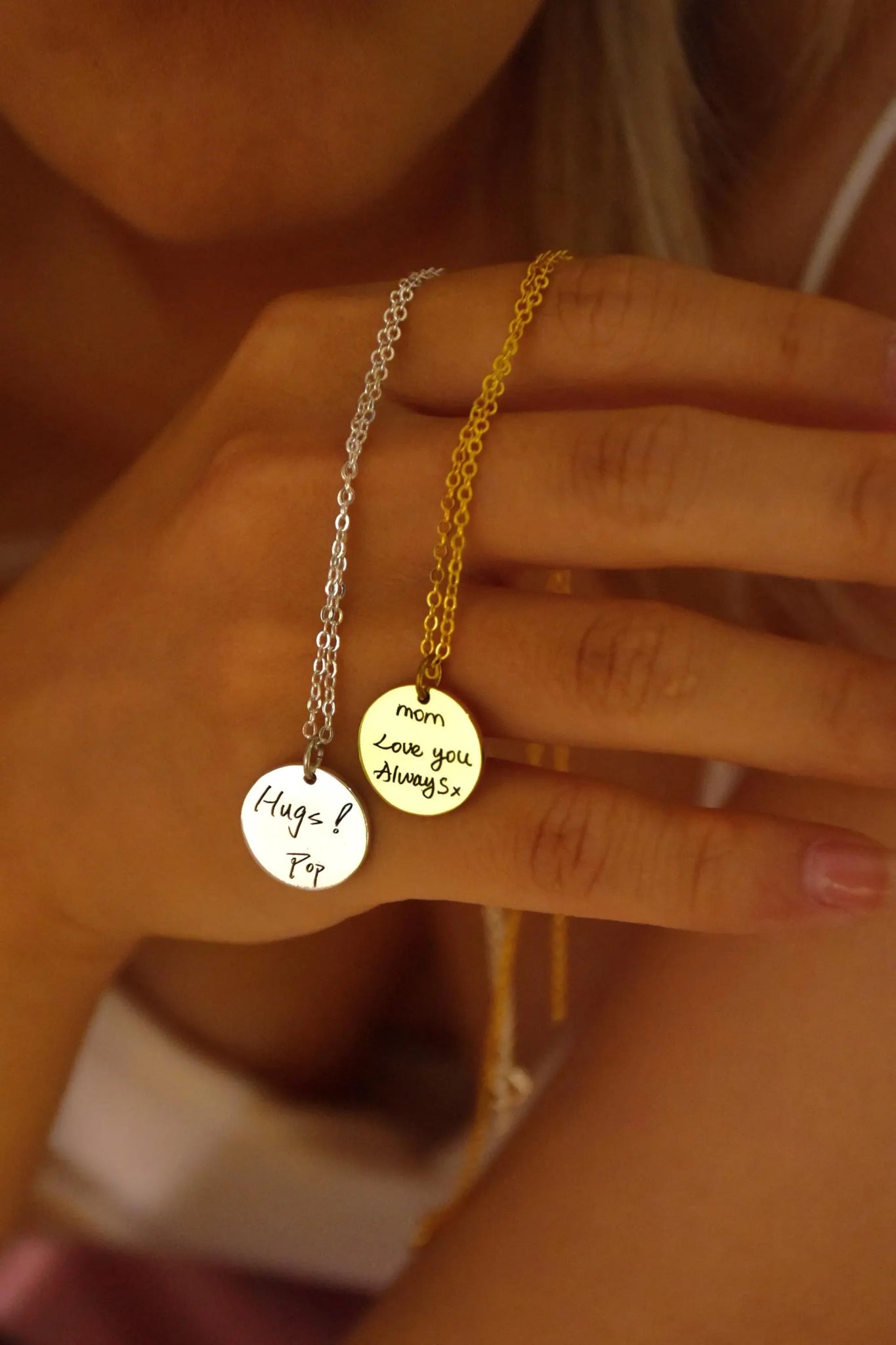 Handwritten Note Necklace - My Store