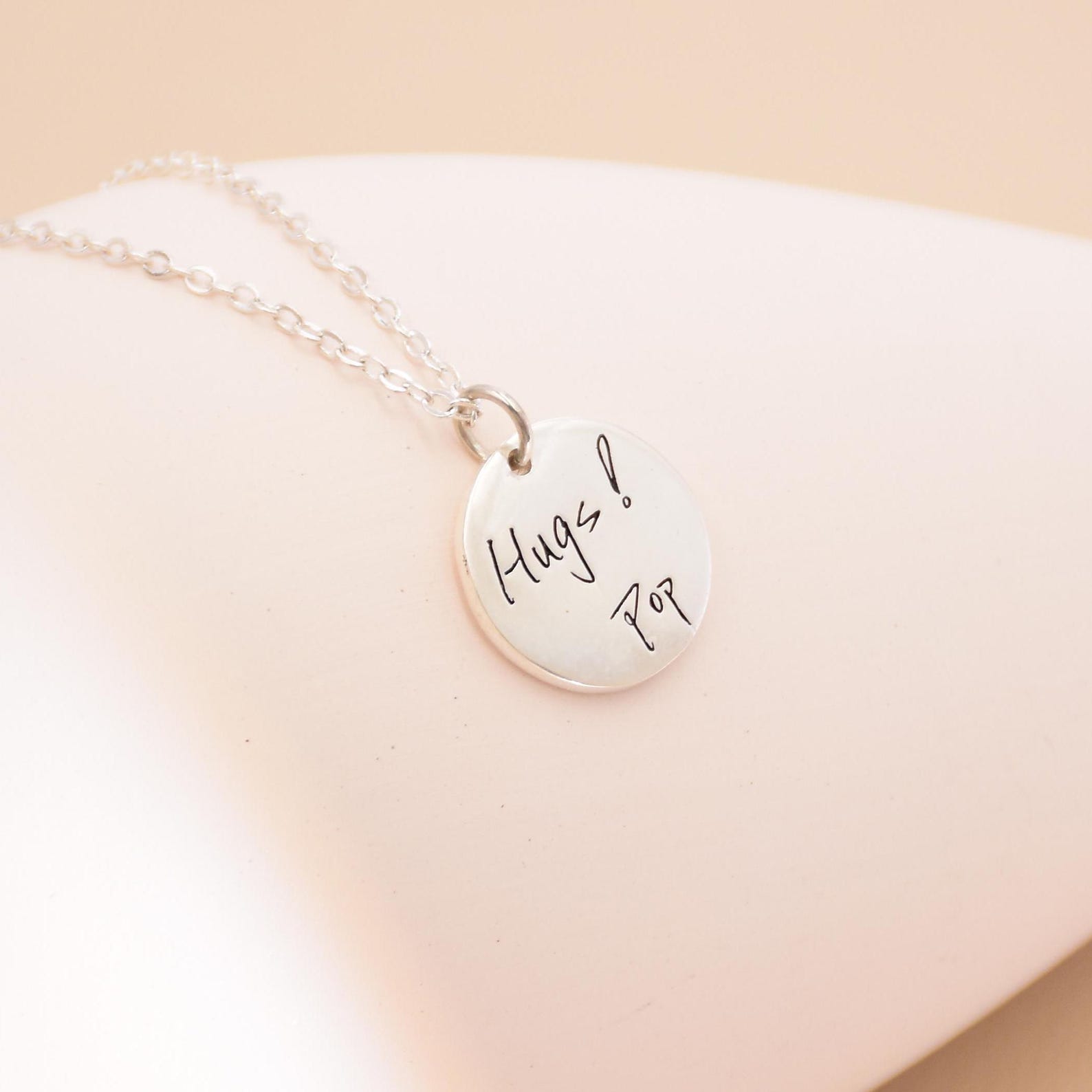 Handwritten Note Necklace - My Store